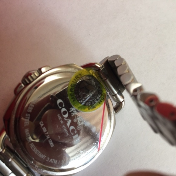 Coach Watch with Date and crystals around face - Picture 2 of 14